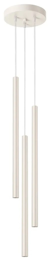 Lampa wisząca PASTELO 3P beżowa SOLLUX LIGHTING