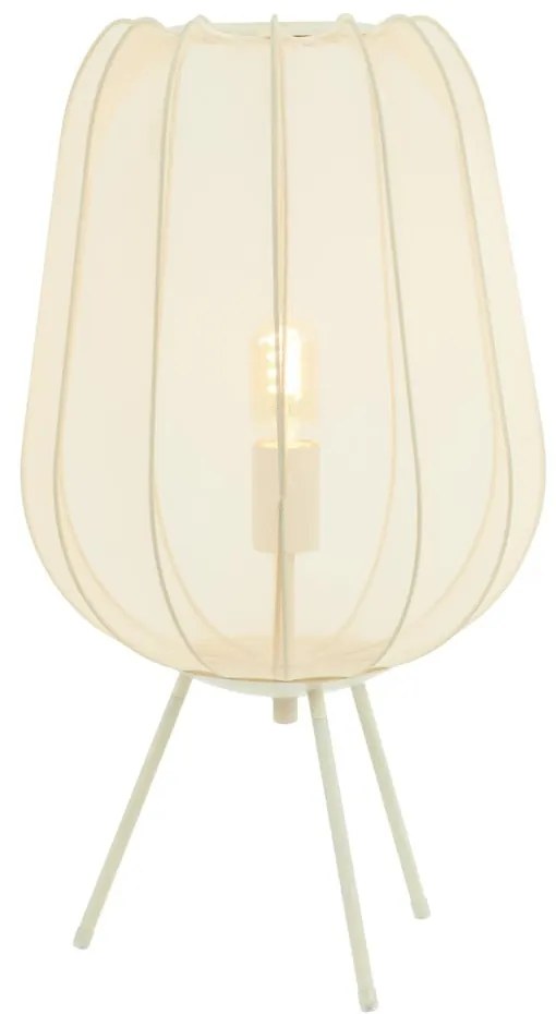 Kremowa lampa stołowa (wysokość 60 cm) Plumeria – Light &amp; Living