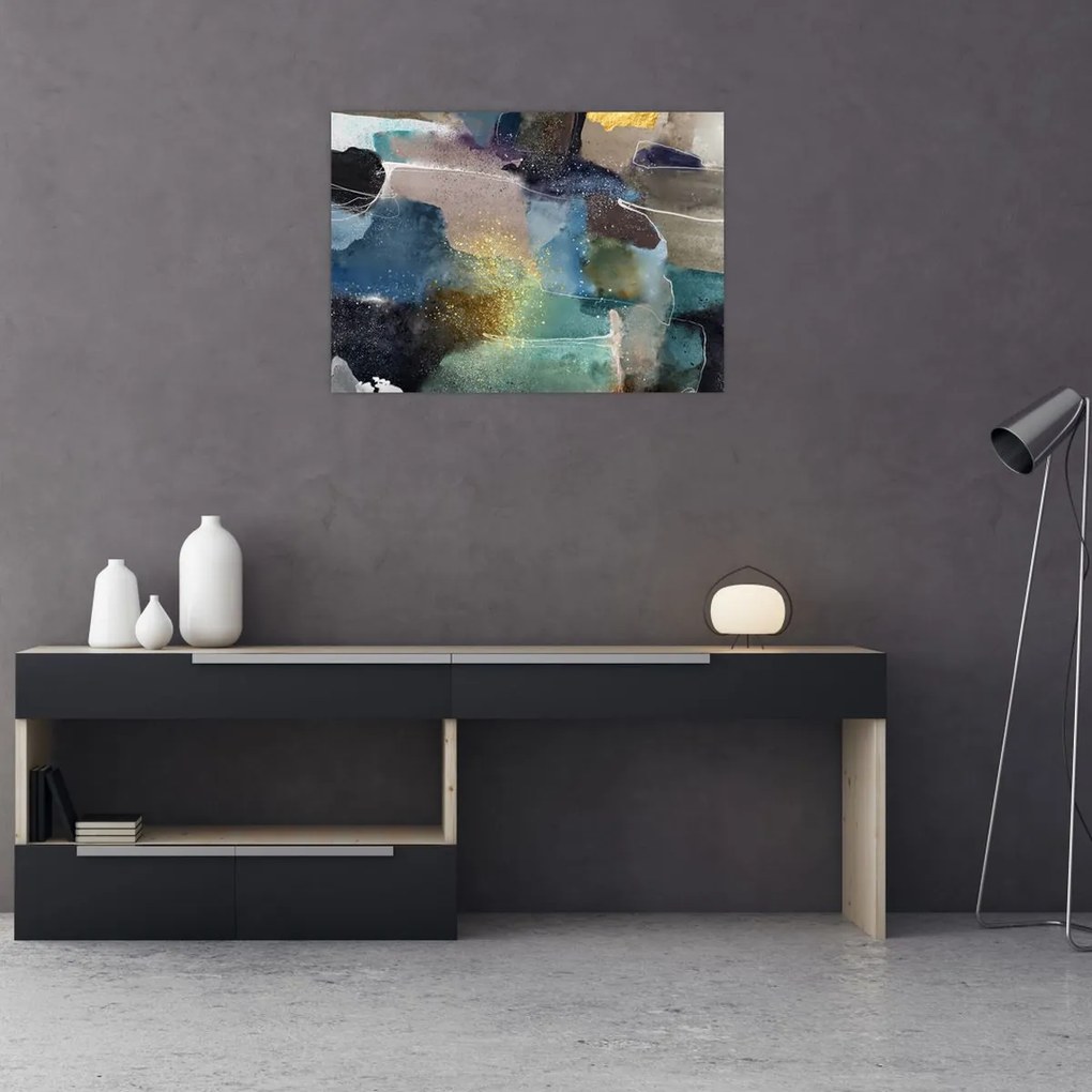 Obraz - Akwarelowa abstrakcja (70x50 cm)