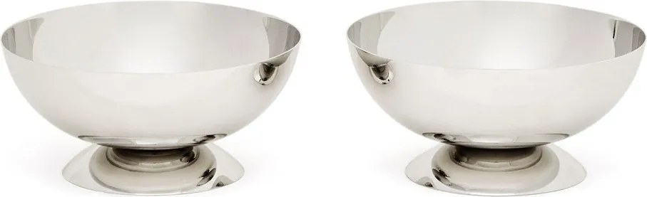Miski do serwowania ze stali nierdzewnej w kolorze srebra zestaw 2 szt. Nirela – Kave Home