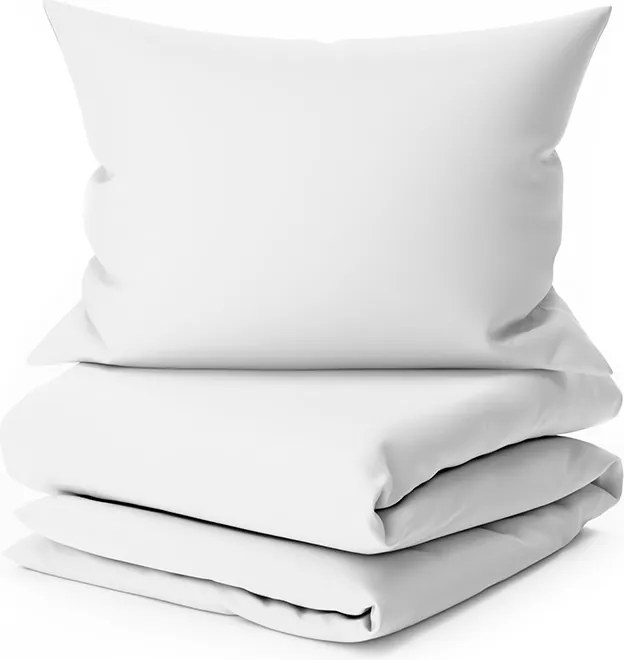 PrzytulneMieszkanie.pl PrzytulneMieszkanie.pl Bawełniana pościel DENYX biała Rozmiar pościeli: 70 x 90 cm | 140 x 220 cm