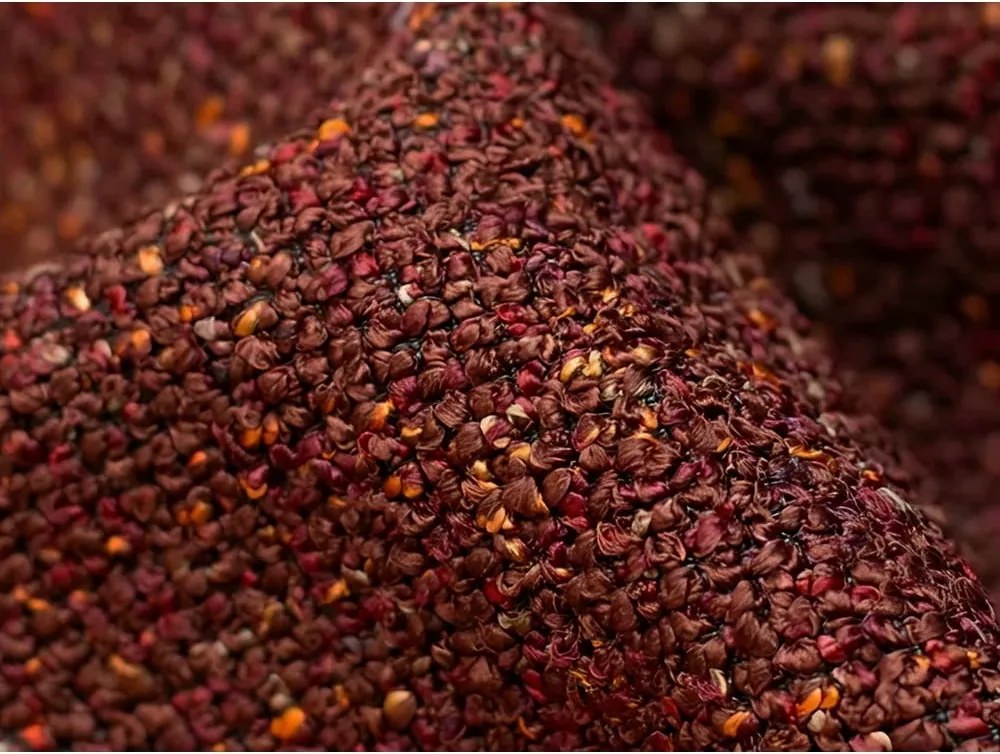 Bordowy moduł sofy Kalai – Makamii