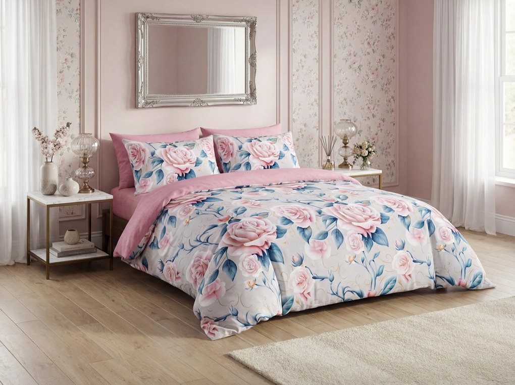 PrzytulneMieszkanie.pl PrzytulneMieszkanie.pl Bawełniana pościel ROSANOVA kolorowa Rozmiar pościeli: 70 x 90 cm | 140 x 200 cm