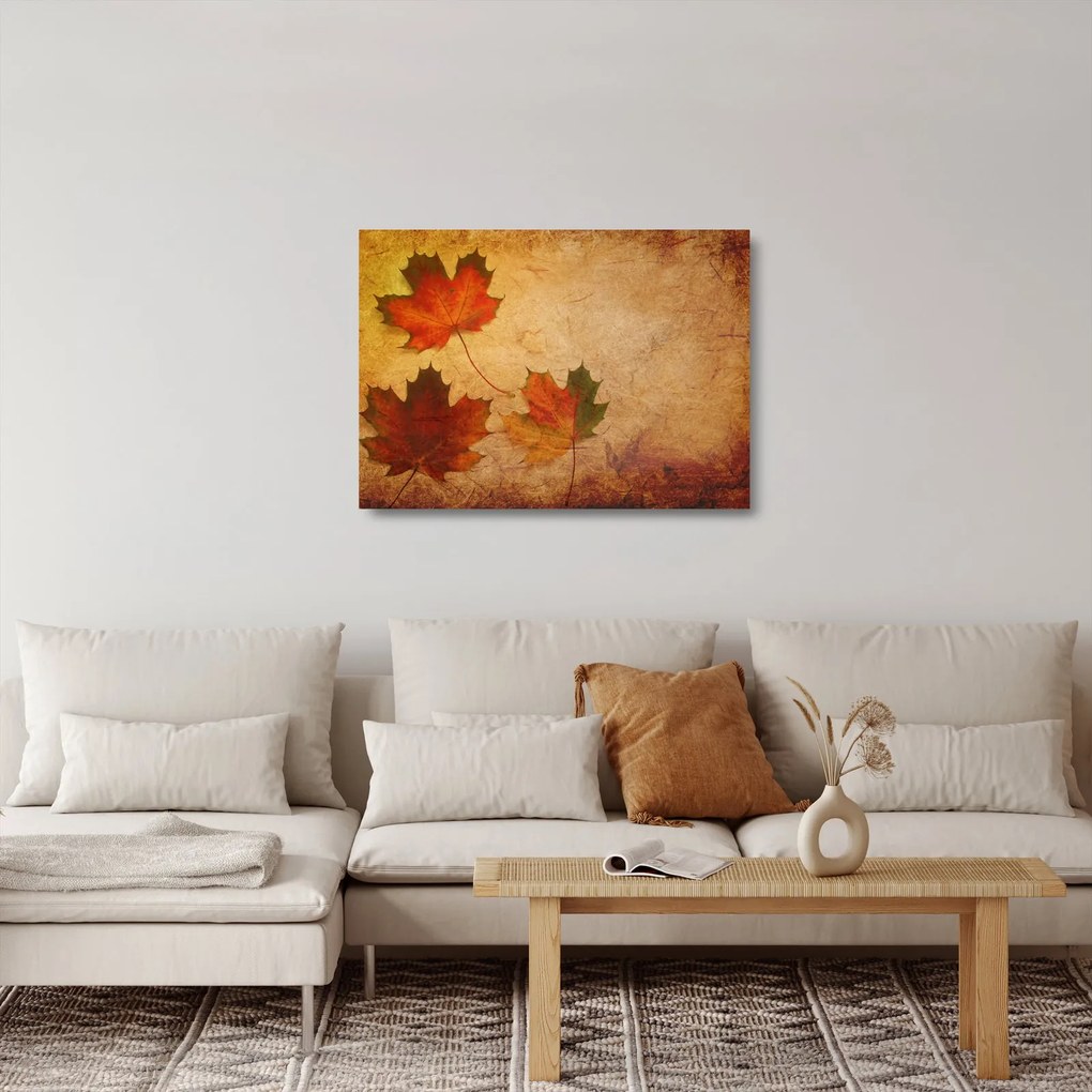 Obraz na szkle z motywem jesiennym (70x50 cm)