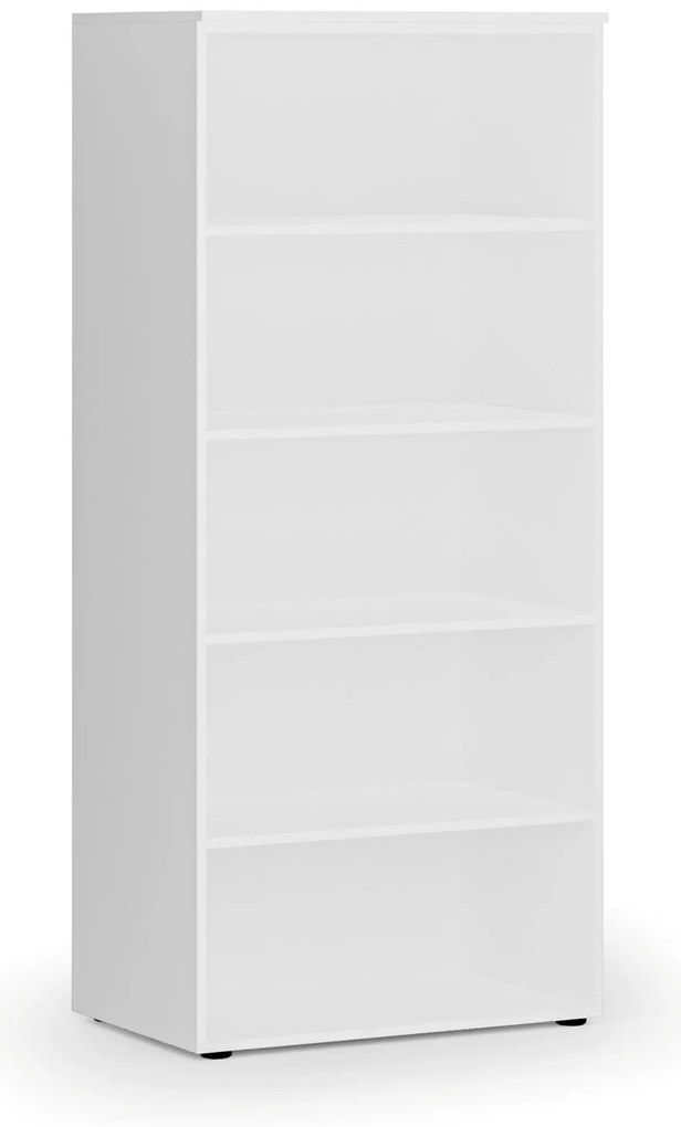 Regał biurowy PRIMO WHITE, 800 x 500 x 1781 mm, biały