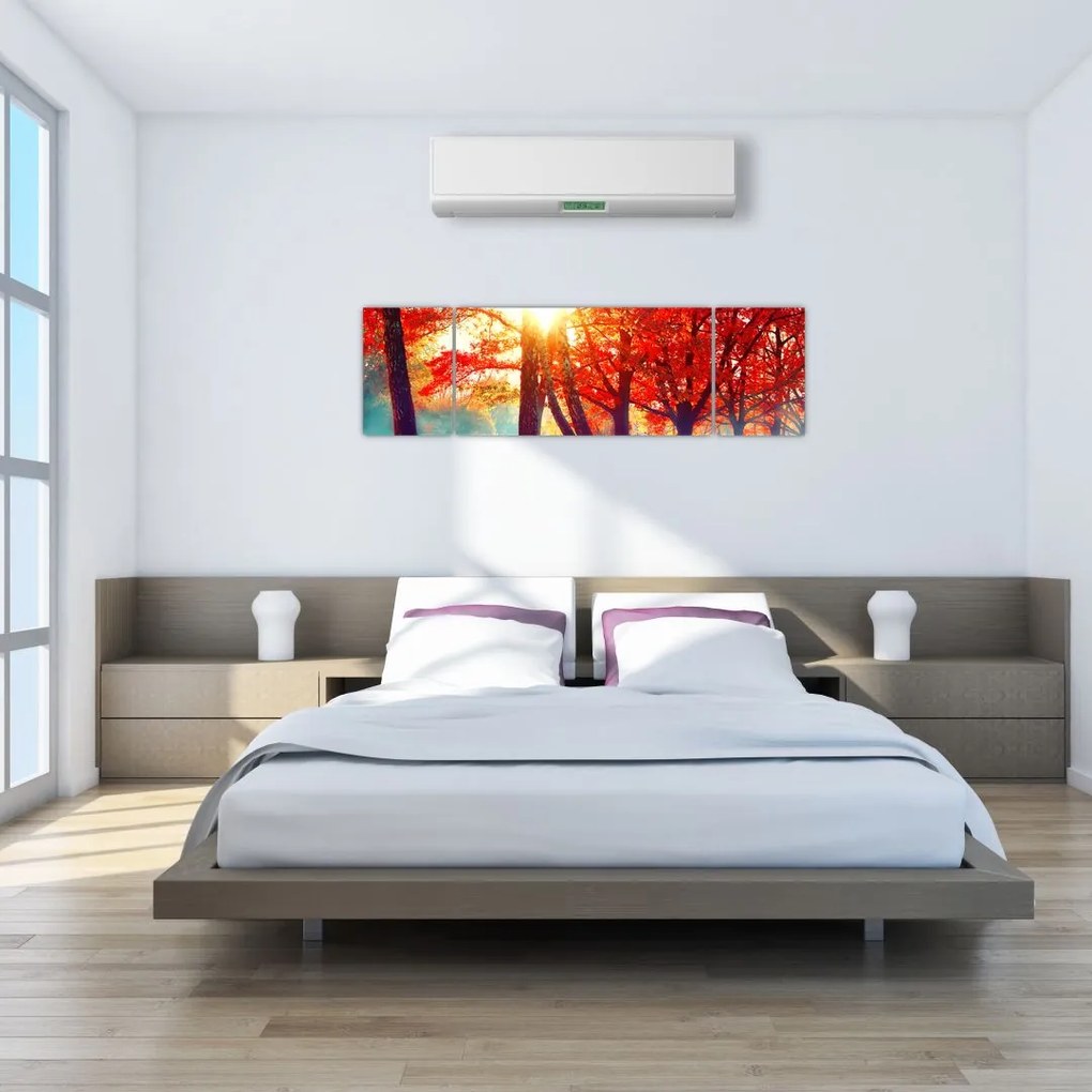Obraz- Jesienny krajobraz (170x50 cm)