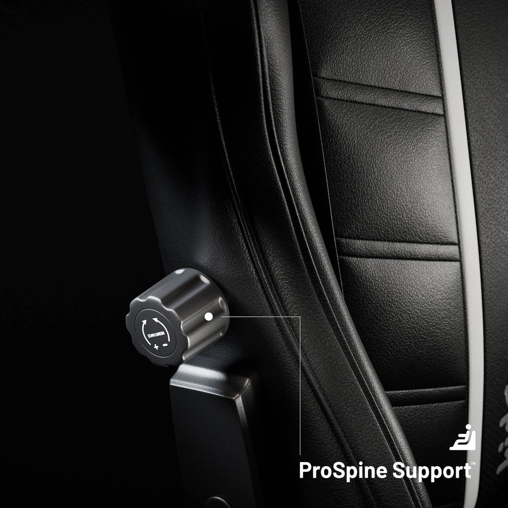 Fotel gamingowy Diablo X-Ray 2.0 Small Size, czarno-biały