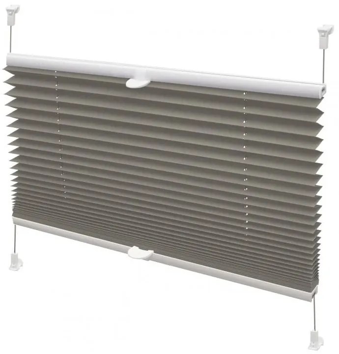Antracytowa roleta 57x150 cm Plisé Verona Termo – Gardinia
