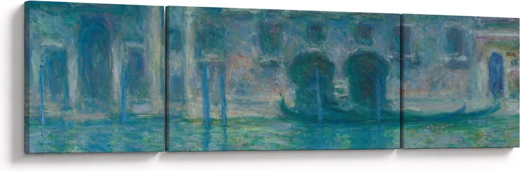 Obraz - Claude Monet, Palazzo da Mula, Venice, reprodukcje (170x50 cm)