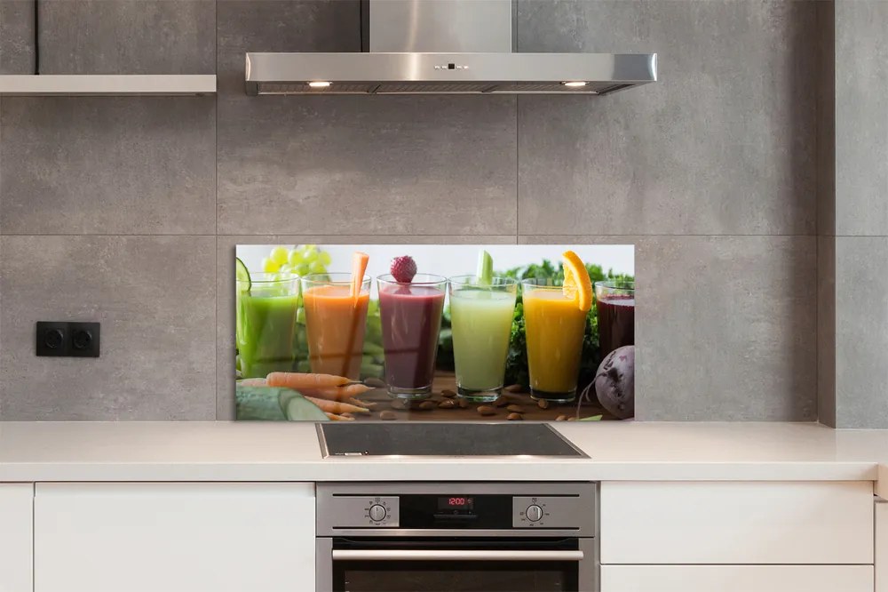 Szklany Panel Warzywno-Owocowe Smoothie