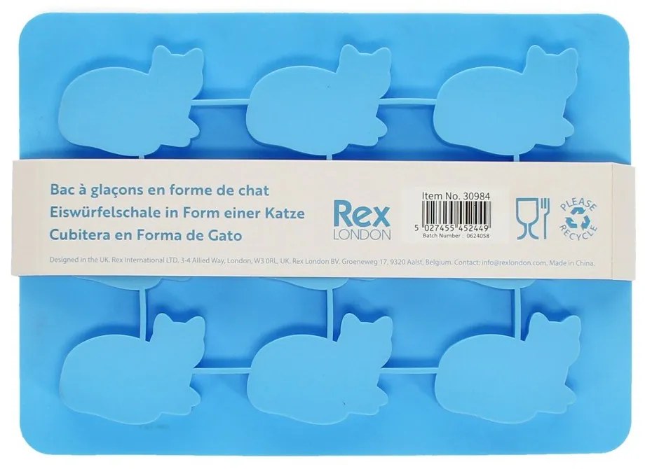 Silikonowa foremka do lodu Kitty Cat – Rex London