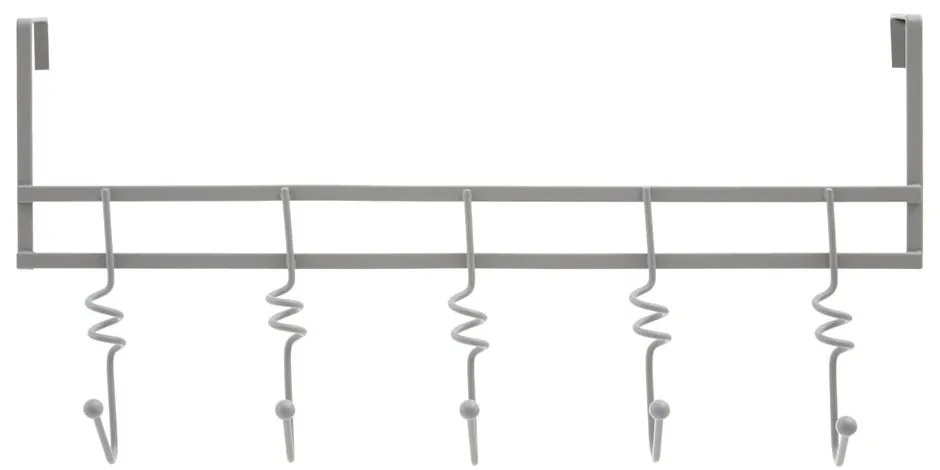 Szary metalowy wieszak na drzwi 46 cm Jaxen – Premier Housewares