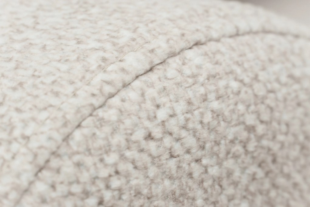 Kanapa Lotulis z funkcją spania - kremowa dzianina hydrofobowa Blur 01