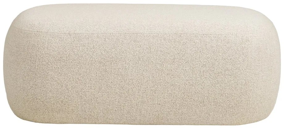 Beżowa ławka z materiału bouclé Blossomville – House Nordic