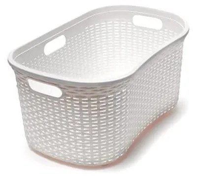 Kremowy kosz na pranie Addis Rattan Laundry Basket Calico