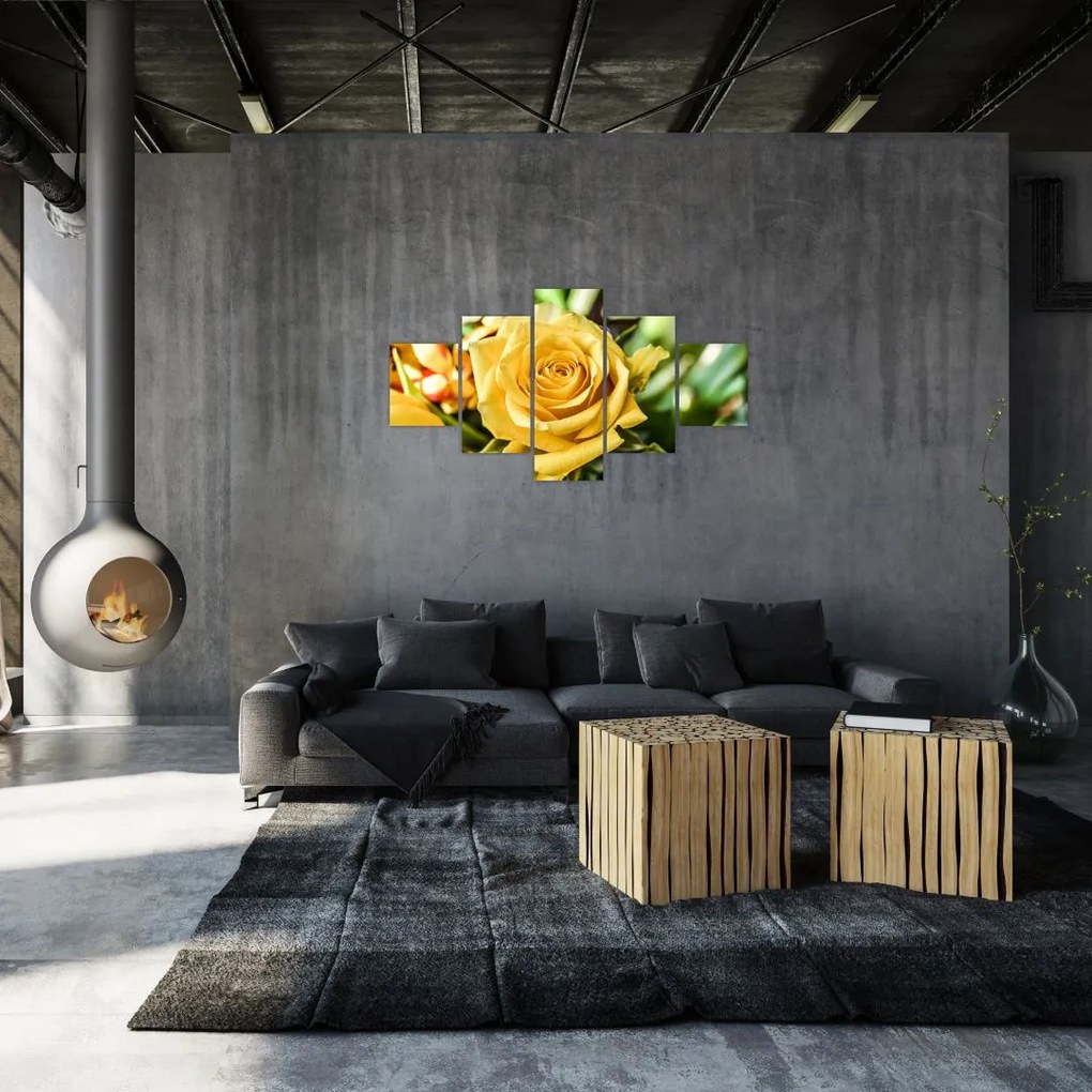 Obraz róży (125x70 cm)