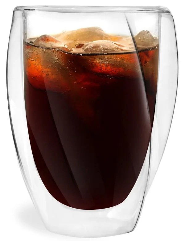 Zestaw 2 szklanek z podwójną ścianką Vialli Design Latte, 300 ml
