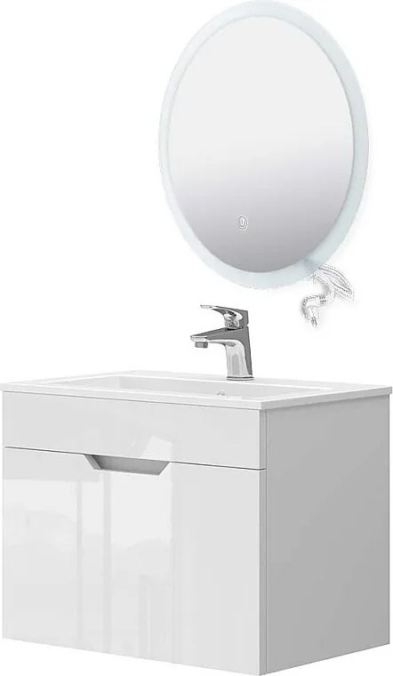 Zestaw mebli łazienkowych biały 60x40x46.2 stefanie