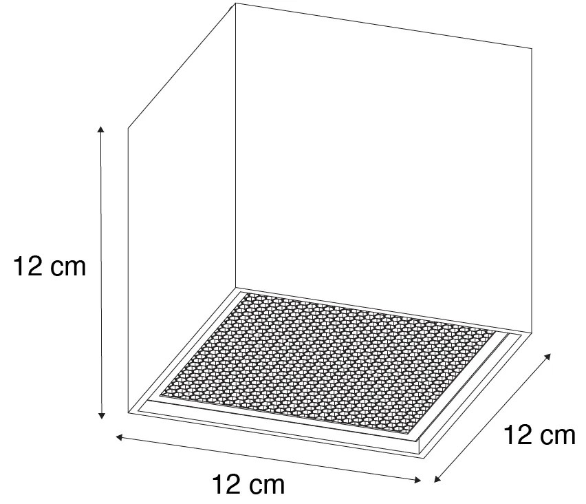 Designerski reflektor złoty - Box Honey