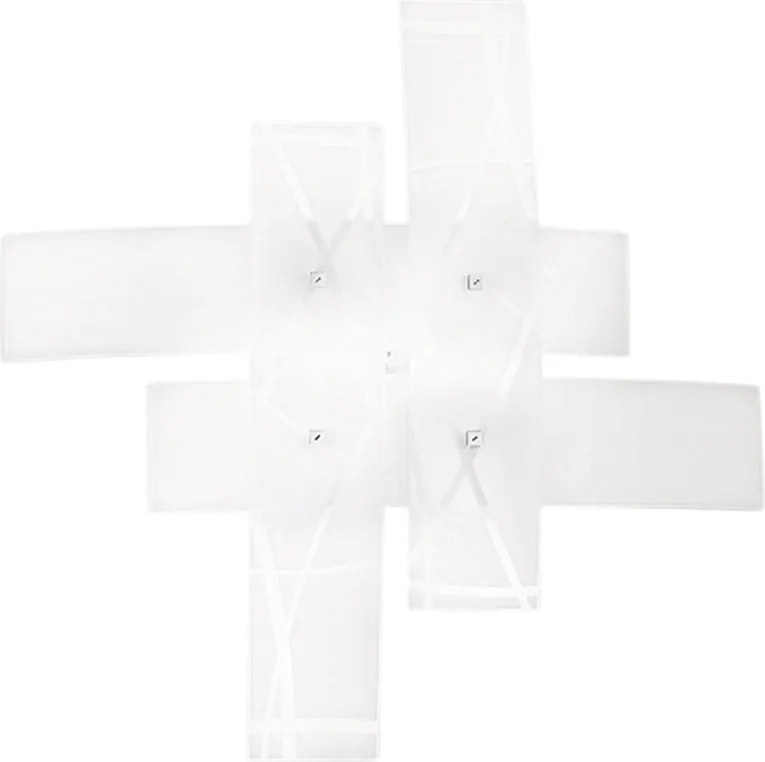 Frida lampa ścienna 2-punktowa E27 z białego szkła satynowego, chromowana rama, IP20, szer. 70 cm