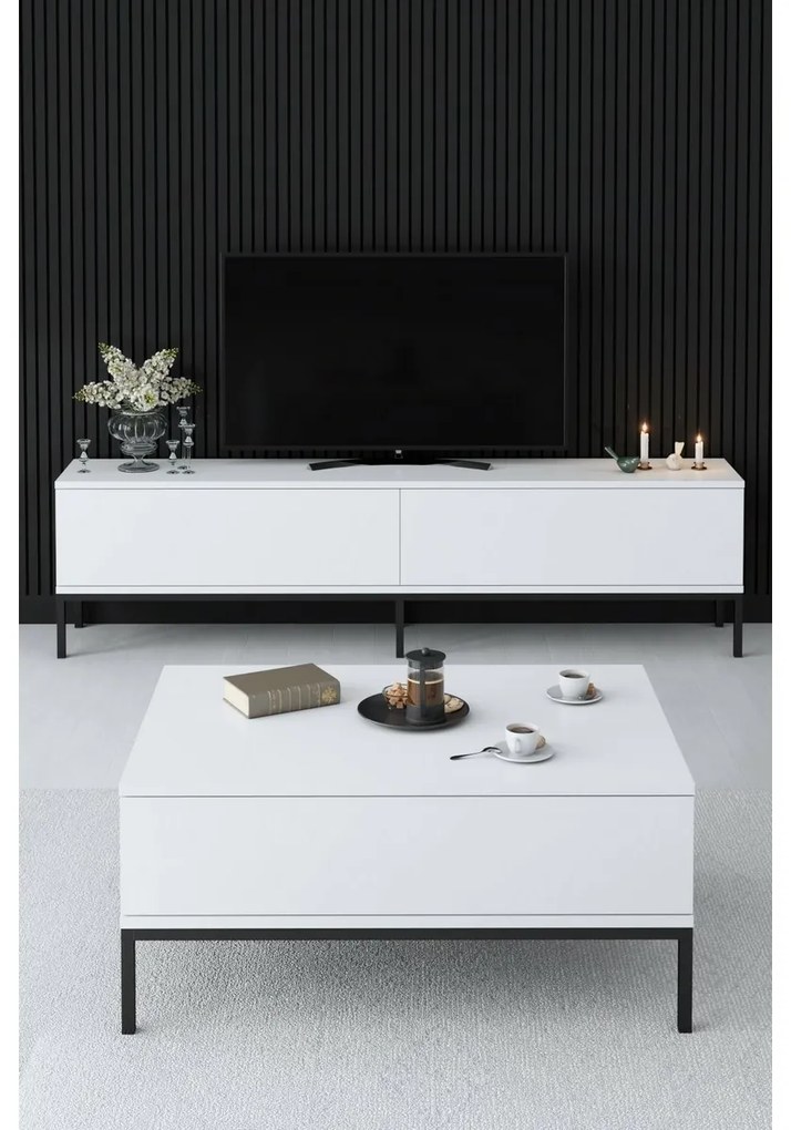 Stolik konferencyjny Lord White and Black