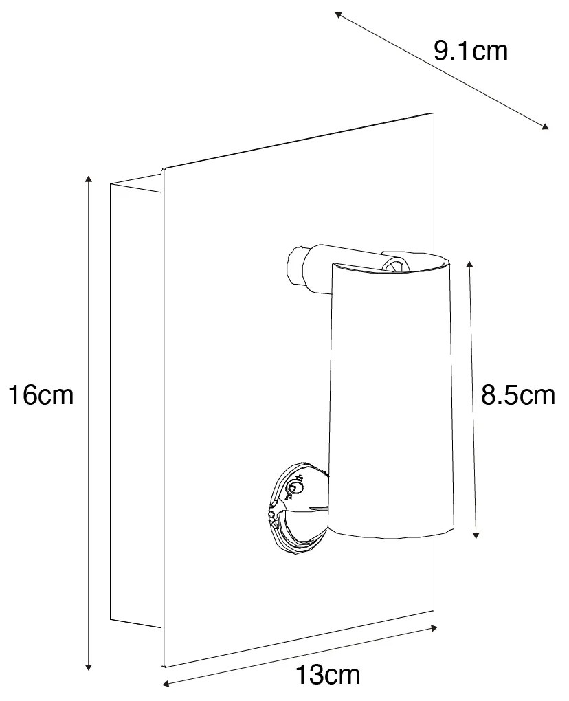 Kinkiet zewnętrzny biały zintegrowany LED IP54 czujnik ruchu - Simon