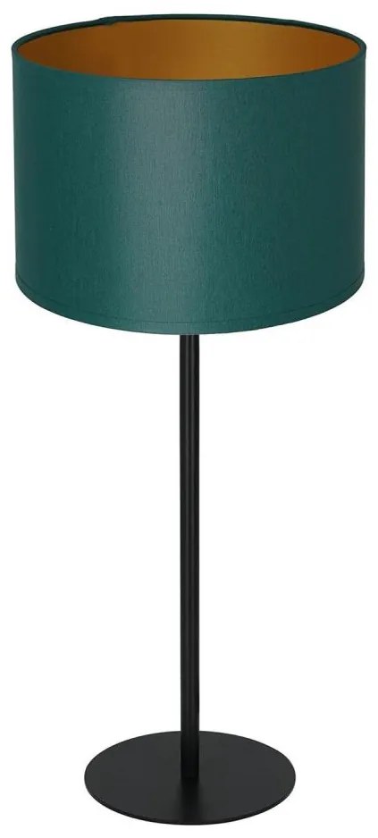 Lampa stołowa ARDEN 1xE27/60W/230V pr. 25 cm zielono-złota