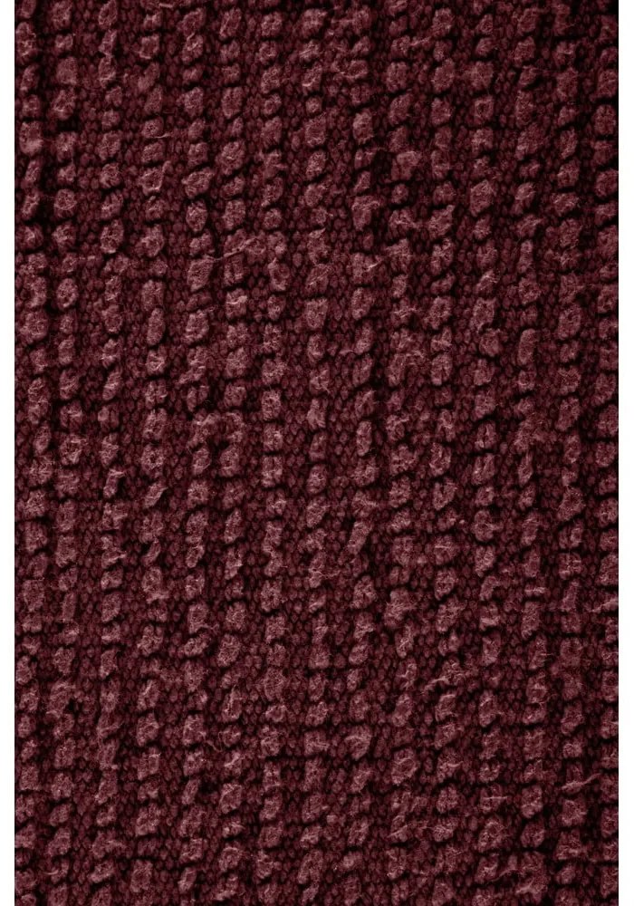 Burgundowy dywanik łazienkowy 100x60 cm Riva – Tiseco Home Studio