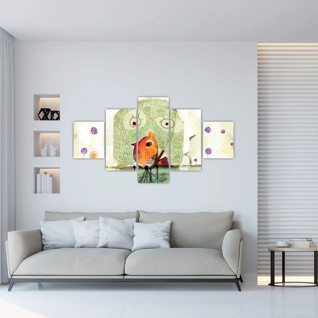 Obraz- Dusza ptaka (125x70 cm)
