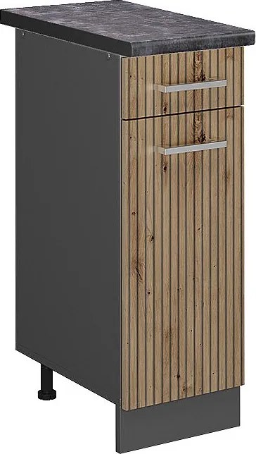 Szafka dolna do kuchni dąb rzemieślniczy 30x60x81.6 r-line