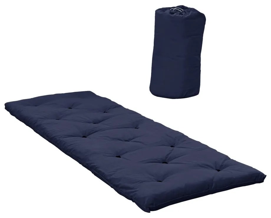 Ciemnoniebieski materac futon 70x190 cm Bed in a Bag Navy – Karup Design