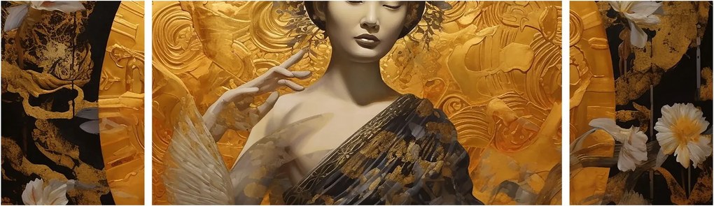 Obraz - Japonka (170x50 cm)