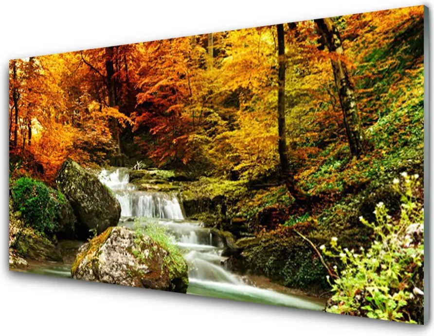 Panel Kuchenny Wodospad W Sercu Lasu