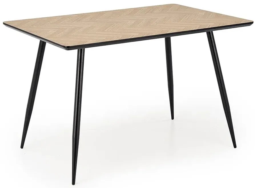 Prostokątny stół w stylu modern retro 120x80 - Sado