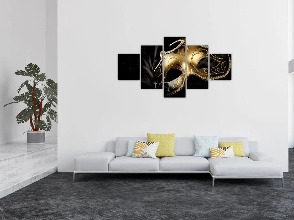 Obraz - Złoty drapak (125x70 cm)