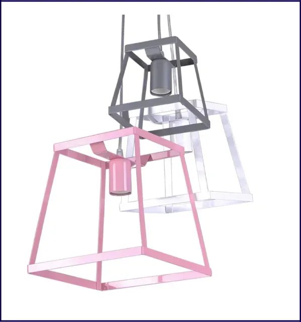 Dziecięca lampa wisząca geometryczna - 4X S553 T7-B84