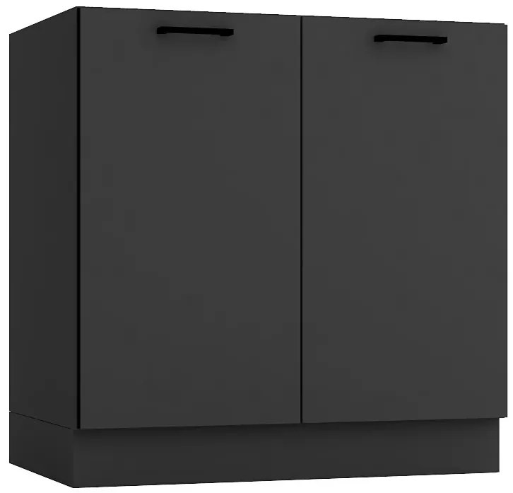 Szafka Pod Zabudowę Zlewu 80 Cm Grafit E4-Z12