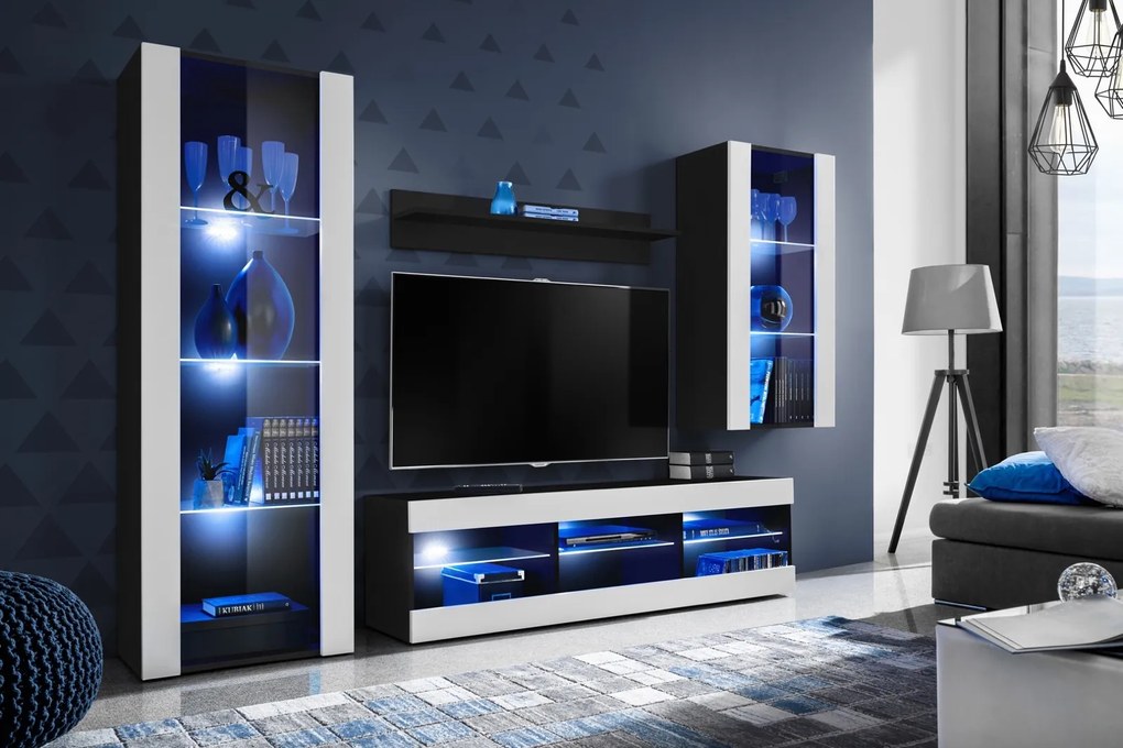 Nowoczesna meblościanka do salonu Open Set 4