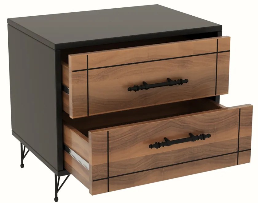 Stolik nocny Night Walnut