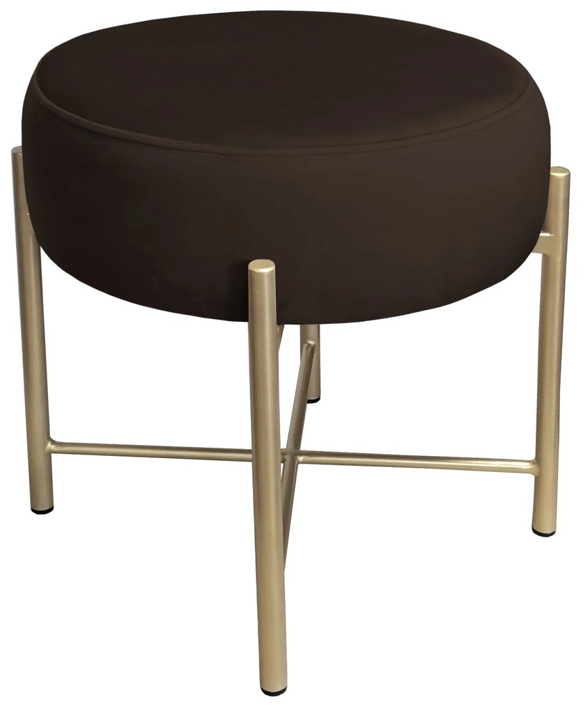 Taboret Pola noga metalowa złota MG05