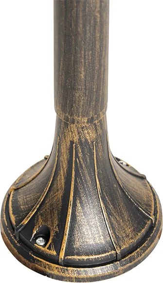 Klasyczny lampion zewnętrzny antyczne złoto 125 cm IP44 - Daphne