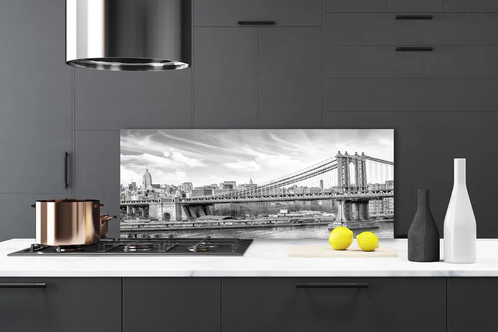 Panel nad blat kuchenny Konstrukcja Stalowego Mostu