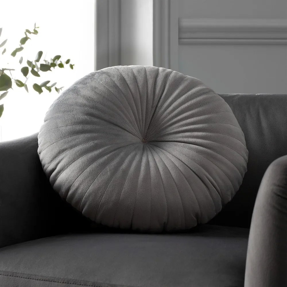Aksamitna poduszka dekoracyjna ø 40 cm Round Soft Touch – Catherine Lansfield