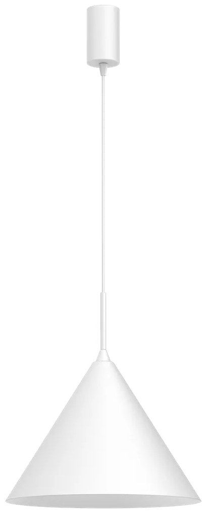 Lampa wisząca CAPITAL WHITE Ø32cm 1xGX53, biała, jeden klosz, pojedyncza