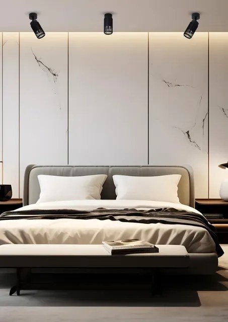 Czarny loftowy spot - K354 G9-M72