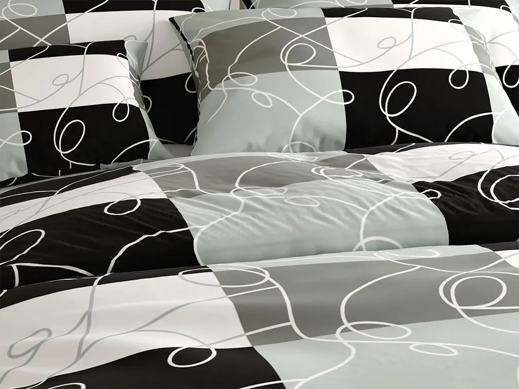 PrzytulneMieszkanie.pl PrzytulneMieszkanie.pl Bawełniana pościel KASPARO BLEND szara hotelowa kieszeń Rozmiar pościeli: 70 x 90 cm | 140 x 200 cm