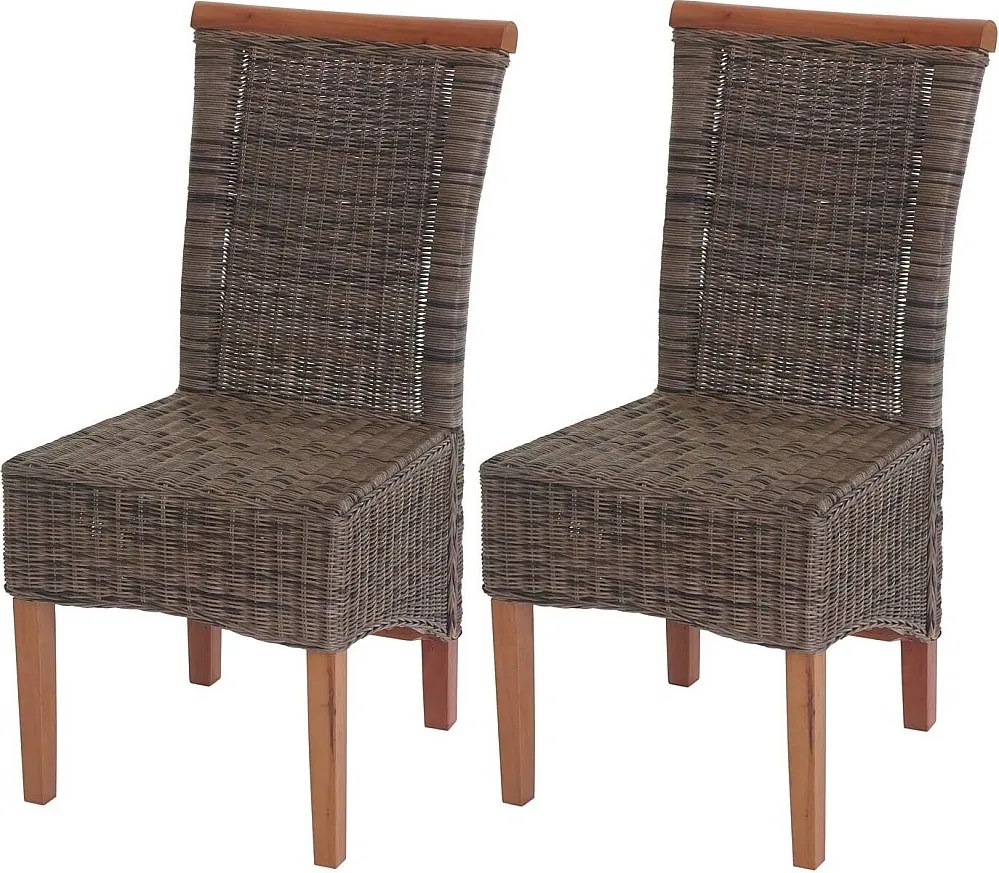 Krzesło do jadalni Sinio (zestaw 2 sztuk),  bez poduszki na siedzisko