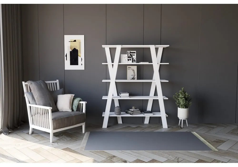 Biały regał 120x150 cm Conde – Kalune Design
