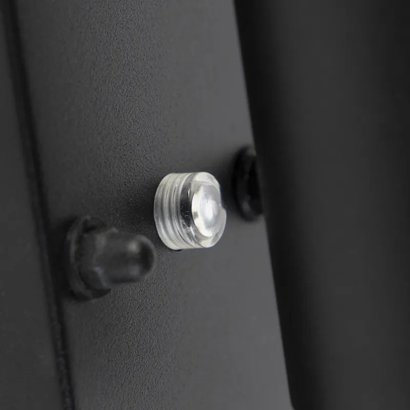 Lampa ścienna zewnętrzna czarna 2-punktowa IP44 z czujnikiem zmierzchu - Duo
