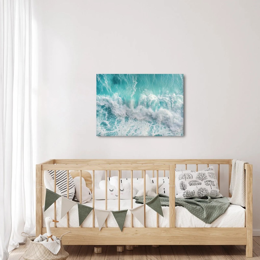 Obraz - Widok na fale oceanu (70x50 cm)